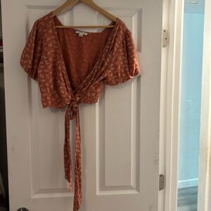 American Eagle Floral Crop Top